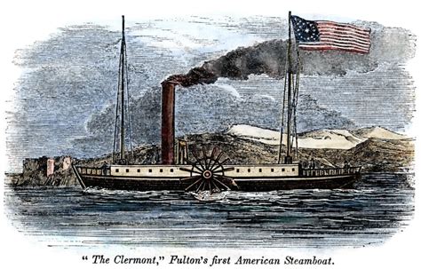 Robert Fultons Clermont Nrobert Fultons Steamboat Clermont