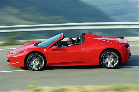 The plastic rear window is a type of eisen glass that will crease and become opaque with age. Ferrari 458 Spider is a mighty Italian "arachnid" | Torque