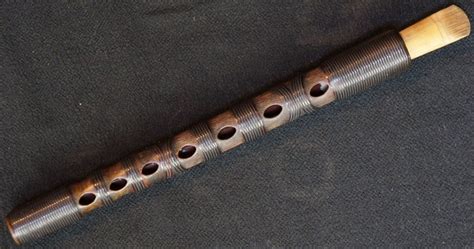 Antique Hichiriki Japan Zen Flute 1800s Japan Bamboo Musical Instrument