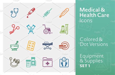 Medical Equipment And Supplies Icons Icons ~ Creative Market