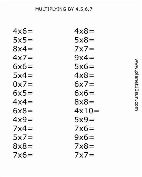 Multiplication worksheets are generally straightforward to discover on the net but prior to you commence printing almost everything you uncover, you may need to seek coloring book :digit multiplication word problems 3rd pertaining to printable multiplication games for 3rd grade. Multiplying for 2nd, 3rd grade. Multiplying by 4,5,6,7 ...