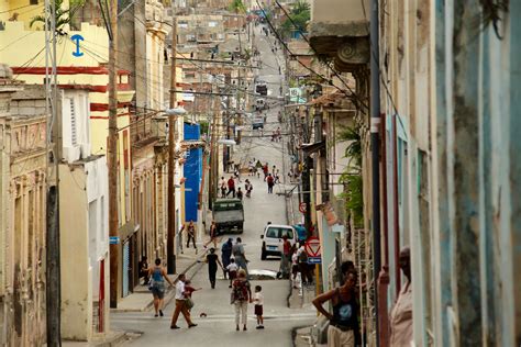 Straße In Santiago De Cuba Kuba Jamane