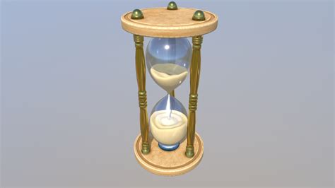 Hourglass 3d Model By Pontan1111 [e4461e1] Sketchfab