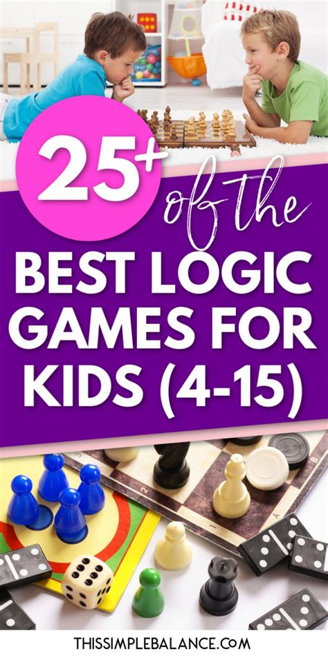 25 Best Logic Board Games For Kids Of All Ages This Simple Balance