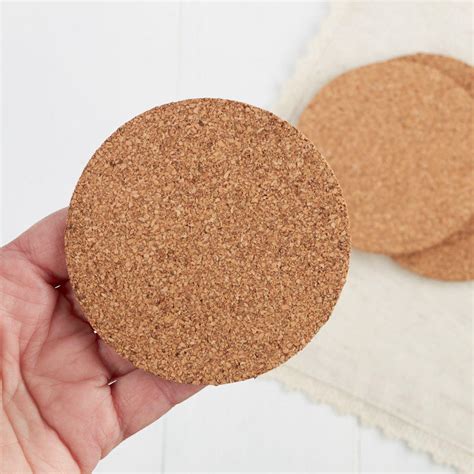 Round Cork Coasters Cork Basic Craft Supplies Craft Supplies Factory Direct Craft