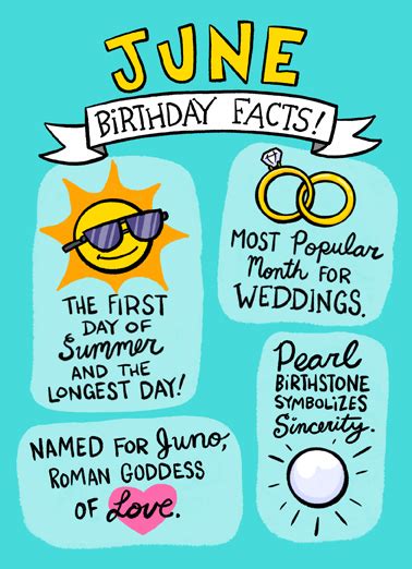 Funny Birthday Ecard June Birthday Facts From
