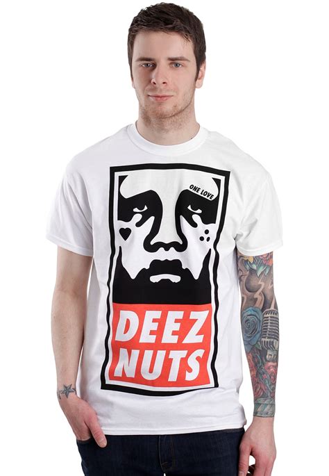 Deez Nuts Jj White T Shirt Impericon Com Uk
