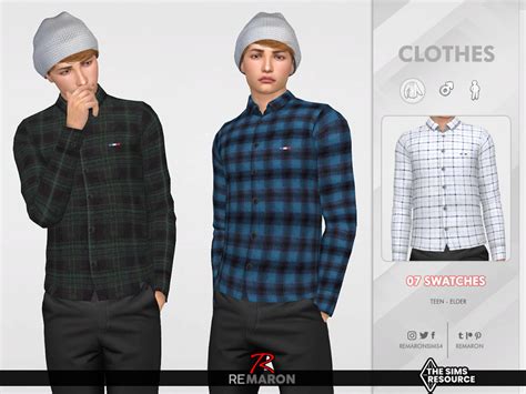 The Sims Resource Formal Shirt 05 For Male Sim