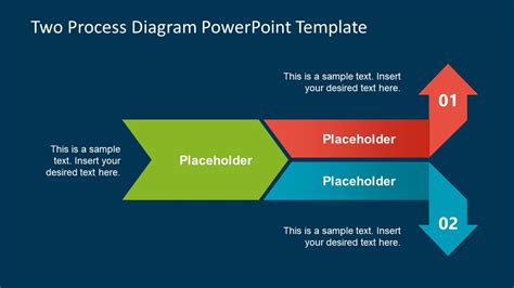 Two Process Diagram Powerpoint Template Slidemodel