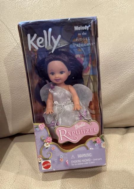 Barbie Kelly Melody As The Angel Princess Barbie As Rapunzel Doll Nib