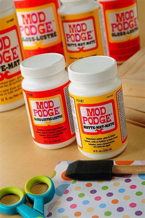 The Guide To Mod Podge This Describes The Different Formulations And