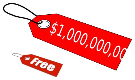 Million Dollar Price Tag Vector Clipart Image Free Stock Photo