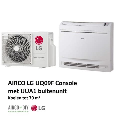 Airco LG UQ09 Single Split 2 6KW Koelen 3 1KW Verwarmen Consolemodel