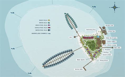 Insel Outrigger Maldives Maafushivaru Resort Lage Kontakt Und Resortmap