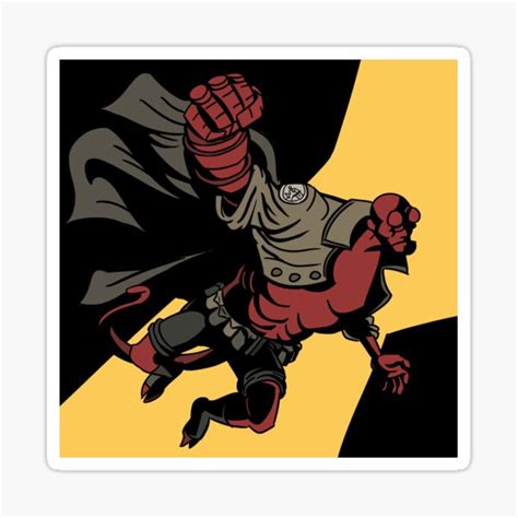 Hellboy Sticker For Sale By Bfrencharts Redbubble