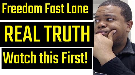Is Freedom Fast Lane A Scam Youtube