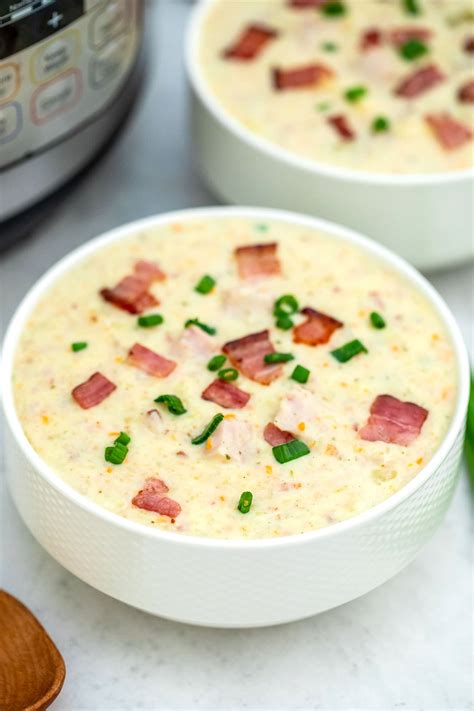 Instant Pot Ham And Potato Soup Sweet And Savory Meals