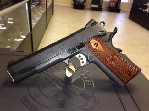 Springfield 1911 Loaded Parkerized in stock on 2/4/14...