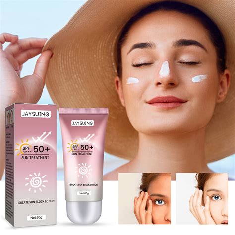 KKCXFJX Clearence Sunscreen Cream Isolation 50 60g Sunscreen Cream