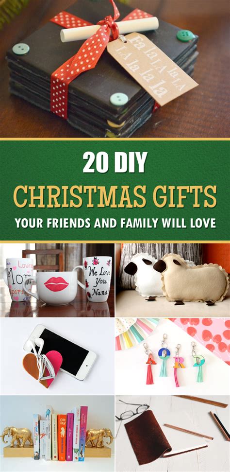 Diy christmas gifts for friends and family. 20 DIY Christmas Gifts Your Friends and Family Will Love
