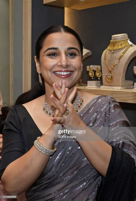 bollywood actress vidya balan poses for a photo during the launch of news photo getty images