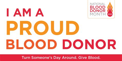 National Blood Donor Month Turn Your Day Around By Giving Blood This