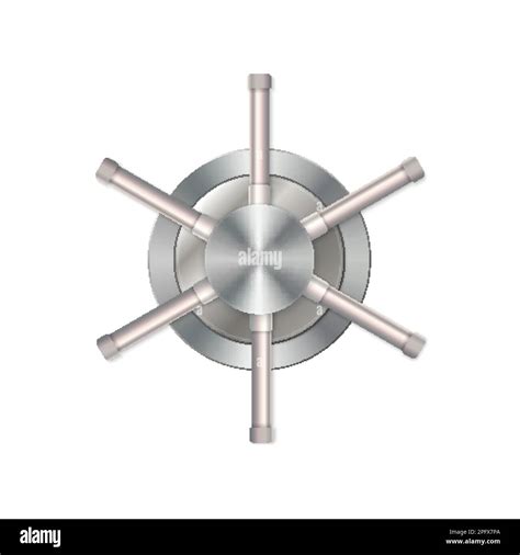 Safe handle wheel. Vault door unlock Stock Vector Image & Art - Alamy