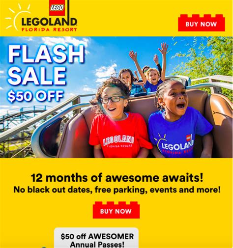 50 Off Legoland Awesomer Florida Annual Pass My Sweet Savings