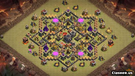 Is it anti earthquake becoz with my current base i always get 3 starred with 4 eq spells opening the base leading their army right towards the townhall and the rest of the base is then easily. Copy Base Town Hall 9 TH9 War/Trophy base #454 [With ...