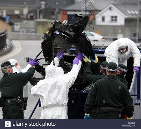 Northern Ireland Car Bomb Attack Stock Photo Alamy