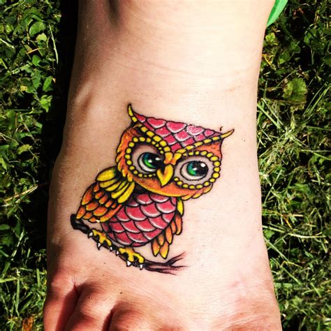 Pin By Shannon Brandon On Tattoo Baby Owl Tattoos Owl Tattoo Cute