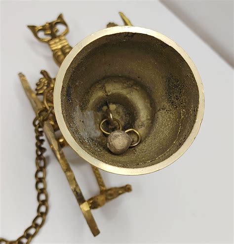 Vintage Brass Monastery Bell Reproduction Of Ancient Wall Etsy