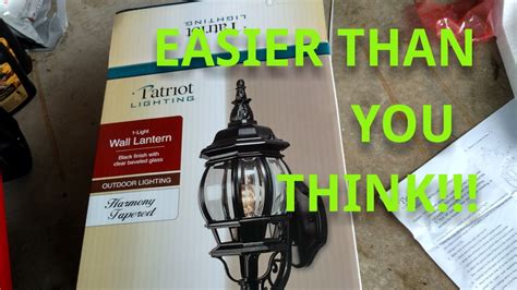 Simple steps on how to do custom printing… Quick & EASY How To Install Outdoor Light Fixtures - YouTube