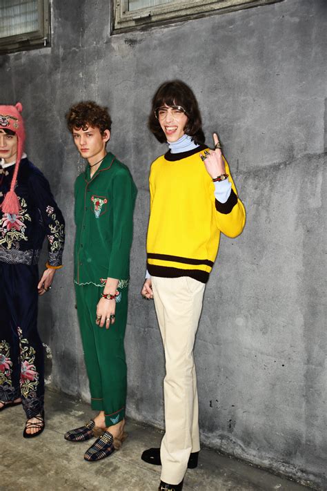 Sonny Vandevelde Gucci Fall 16 Men Fashion Show Milan Backstage