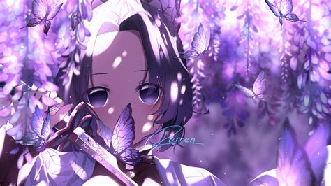 Demon Slayer Butterfly Girl Shinobu Kochou Hd Anime Wallpapers Hd