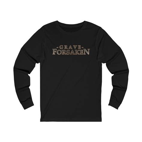 Grave Forsaken Logo Long Sleeve Tshirt 3501