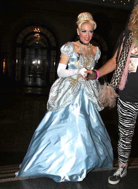 Gwen Stefani As Cinderella Celebrity Halloween Costumes That Arent