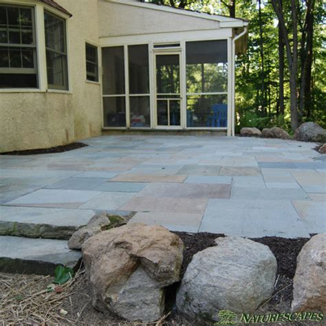 Flagstone Patio Installation Naturescapes Landscape Specialists
