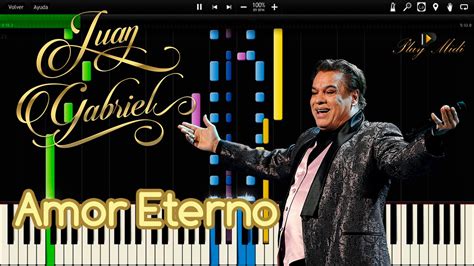 Juan Gabriel Amor Eterno Eternal Love Synthesia Youtube