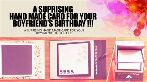 ↪ check out our birthday greetings images you can send for him to celebrate a joyous occasion. Handmade Birthday Card For Your Boyfriend [ එයාගේ ...