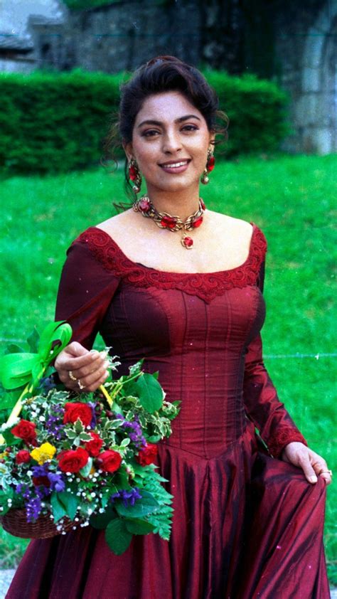 Her Name Describes Her Beauty Juhi Chawla Bollywood Outfits Indian Bollywood Actress Most