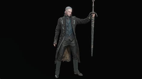 Geralt Over Vergil Head And Sword Swap At Devil May Cry 5 Nexus