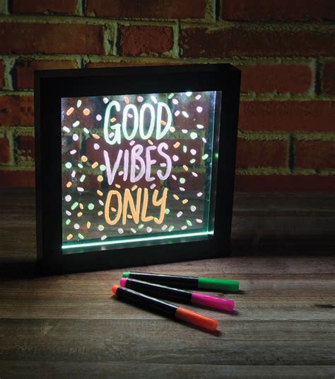 Light Up Neon Effect Message Frame Ruckus And Glee