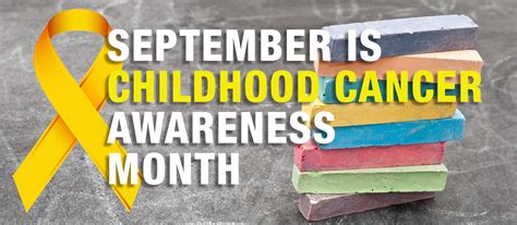 September Is Childhood Cancer Awareness Month