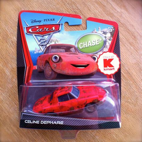 Disney Pixar Cars 2 Celine Dephare Chase Diecast Rare Kmart Day 8