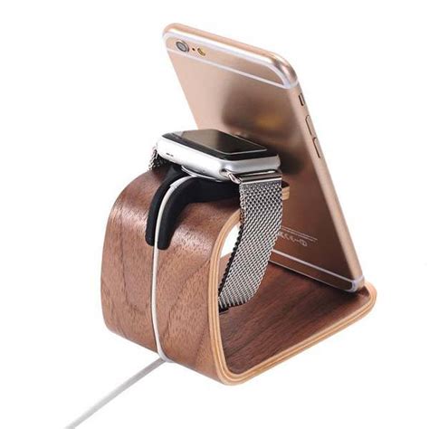 This unit has been designed to be both lightweight and safe, which makes it ideal. The Wooden Apple Watch Charging Station Boasts an ...