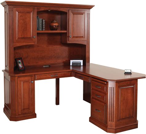 Buckingham Corner L Desk With Hutch Weaver Furniture