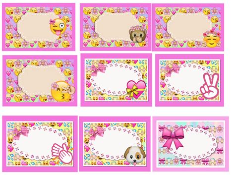 Kit Imprimible Etiquetas Escolares Emojis Nuevo Bs 10 000 00 En Free