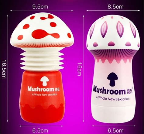Mushroom Shape Adult Sex Toy For Man Hand Realistic Vagina Strong Vacuum Stimulating Pussy