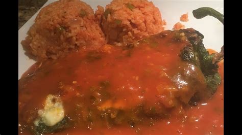 Chile Relleno Sauce Mexican Food Youtube